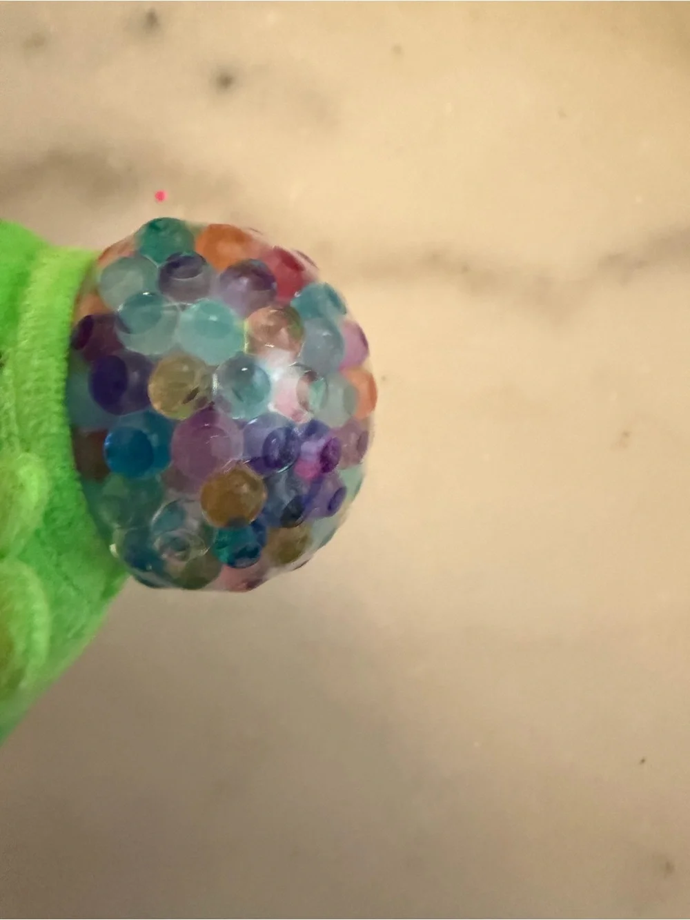 Green Frog Plush “Orbeeze” Squeeze ball
